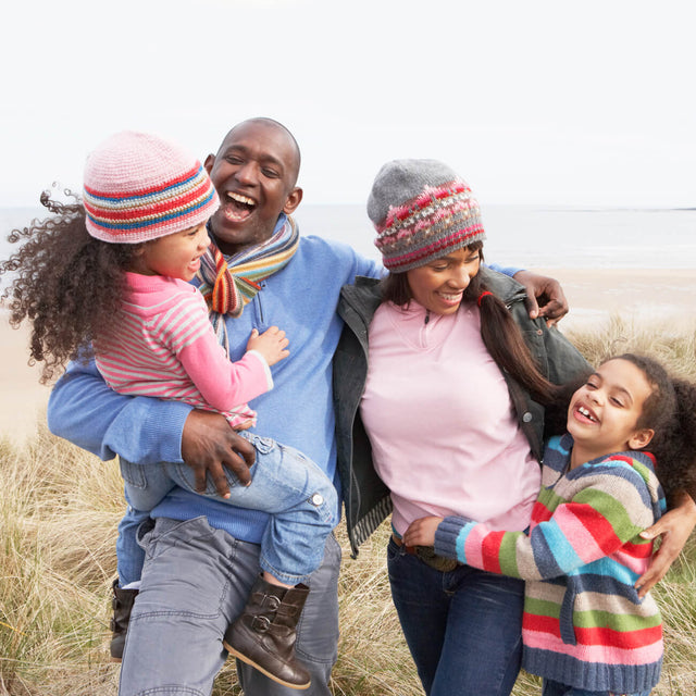 Family beach trip